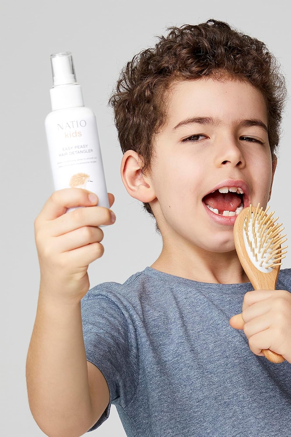 Natio Kids Easy Peasy Hair Detangler 125ml – Gentle Spray for Wet & Dry Hair – Australian Made image 4