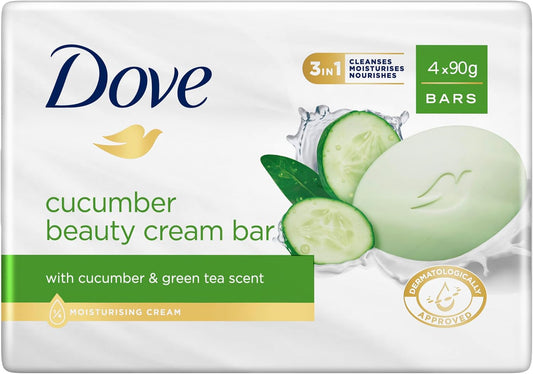Dove Cucumber Beauty Cream Bar 4 x 90 g