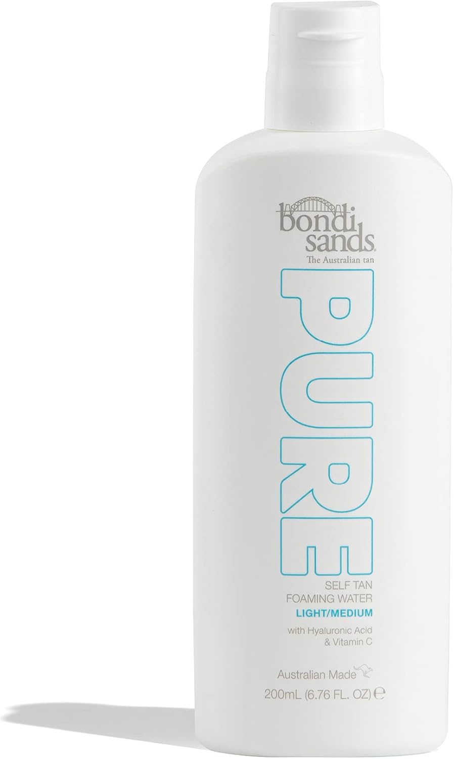 Bondi Sands Pure Self Tan Foaming Water 200ml - Light/Medium