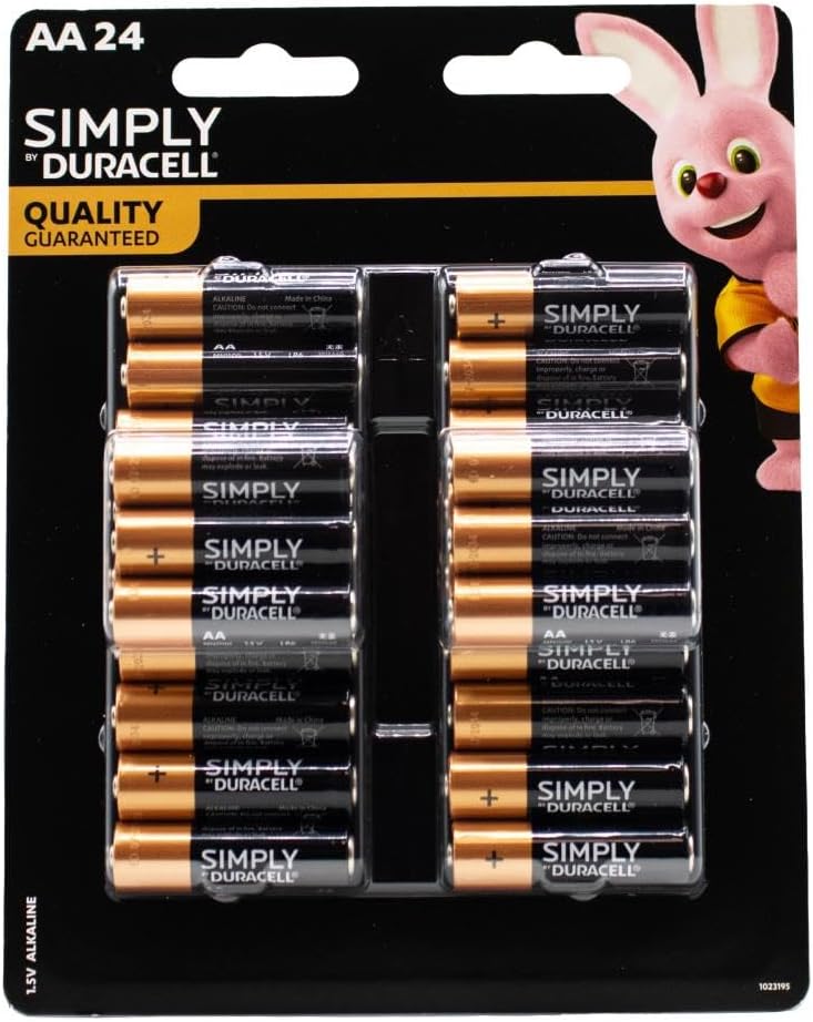 Duracell Coppertop AA Alkaline Batteries 24-Pack