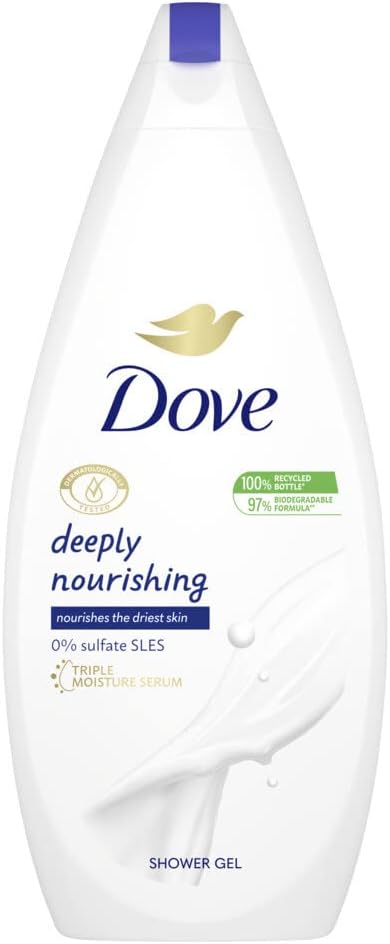 Dove Shower Gel Intensive Care Gentle Sulphate Free Formula Gives Your Skin Moisture and Freshness 750ml