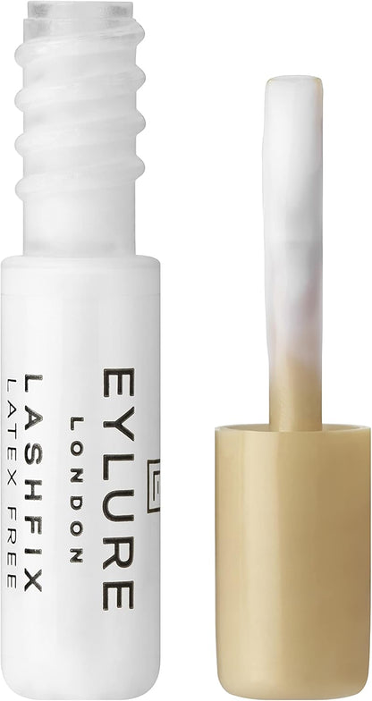 Eylure London Luxe Velvet Noir Eyelashes - Nightfall Matte Black Fibres image 4