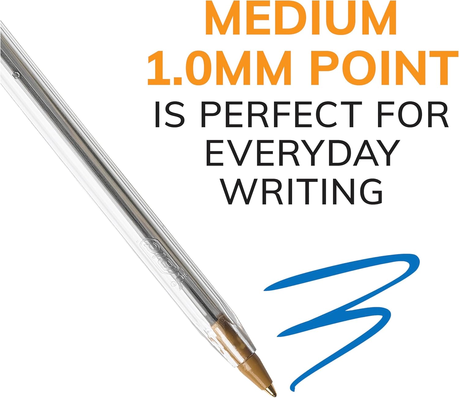 BIC Cristal Original Ballpoint Pens - Blue 12 Pack image 4