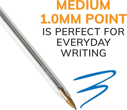 BIC Cristal Original Ballpoint Pens - Blue 12 Pack image 4