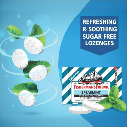 Fisherman's Friend Spearmint Sugar-Free Lozenges 12 x 25g image 2