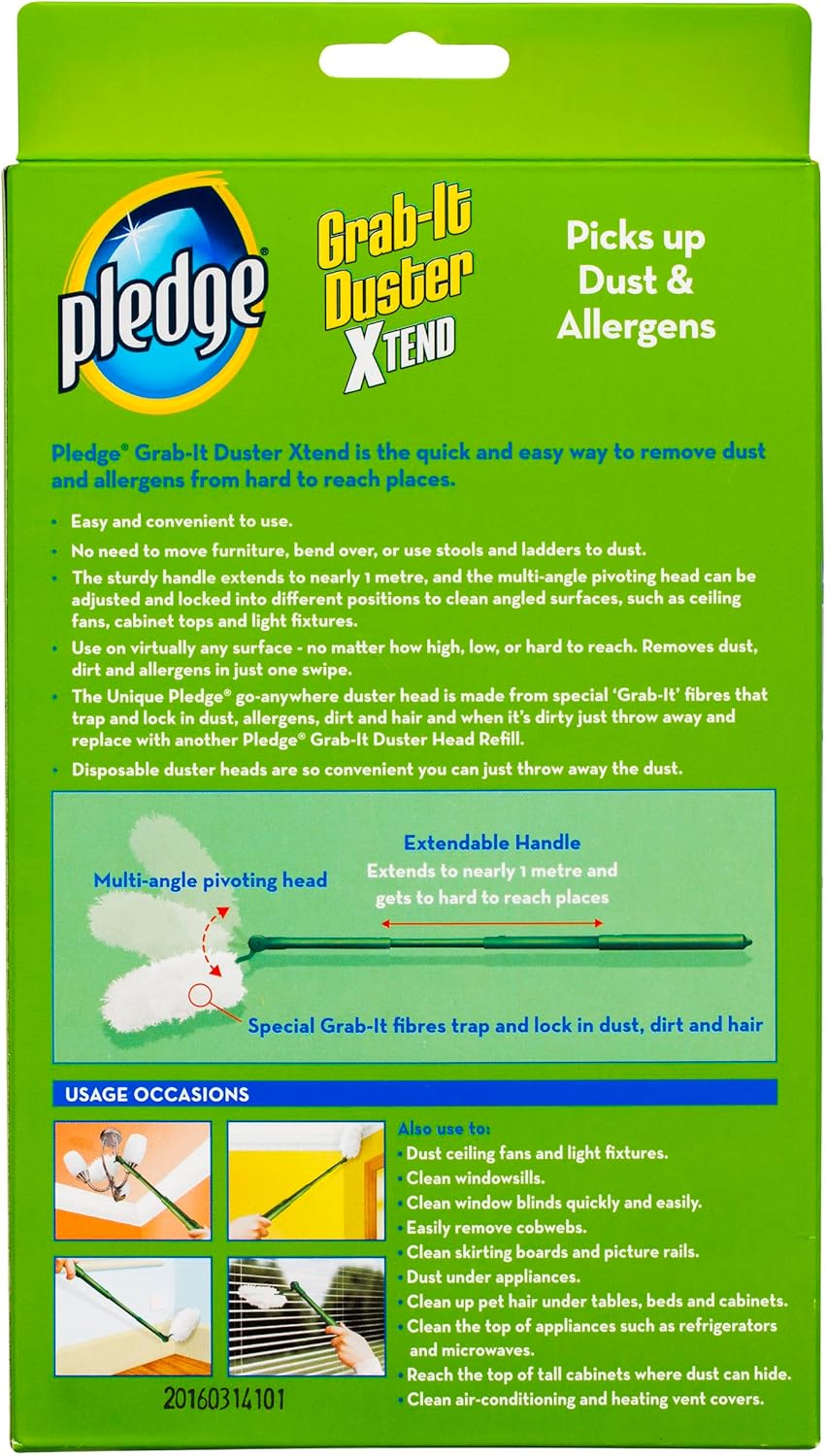 Pledge Grab It Duster with Handle and Refill Heads image 5