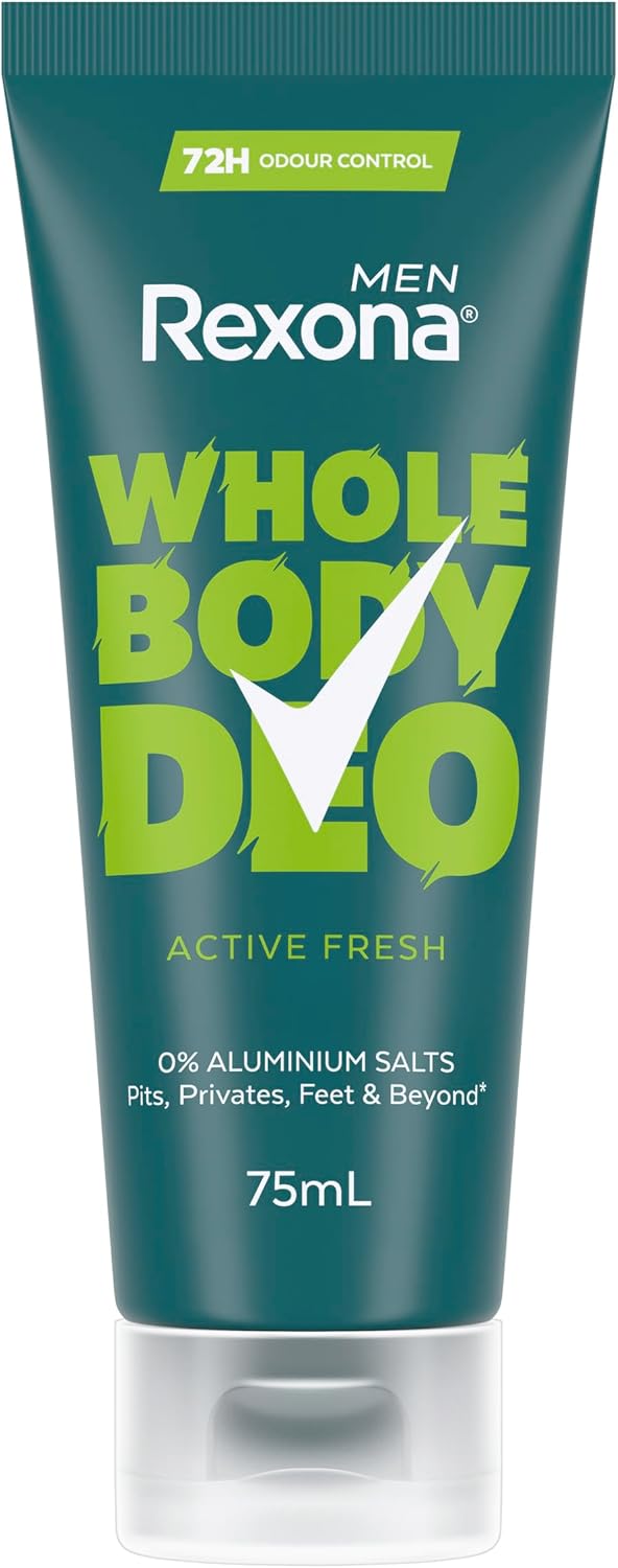 Rexona Men's Active Fresh Whole Body Deodorant Cream 75ml