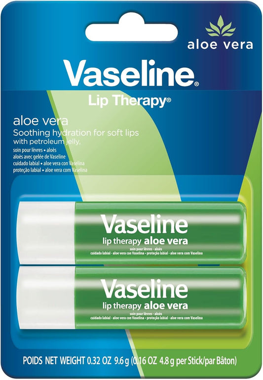 Vaseline Lip Therapy Aloe Care 2 x4.8g
