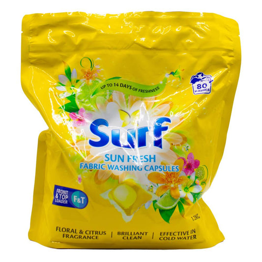 Surf Fabric Washing Capsules Sun Fresh 80 Pack image 2