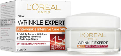 L'Oréal Paris Wrinkle Expert Anti-Wrinkle Retino-Peptide Firming Day Cream SPF15 for 45+ image 8