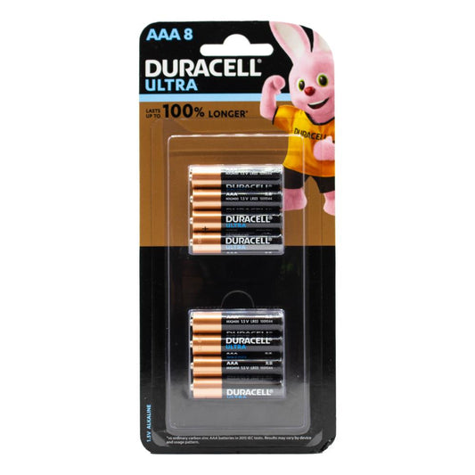 Duracell Ultra AAA Alkaline Batteries, 1.5V, Pack of 8 image 2