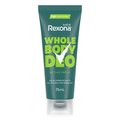 Rexona Men's Active Fresh Whole Body Deodorant Cream 75ml image 5
