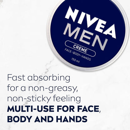 NIVEA MEN Deep Skincare Gift Set (3 Piece) | Shower Gel, Face Wash & Multipurpose Cream | Bonus Wash Bag Included image 8