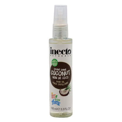 Inecto Divine Shine Coconut Hair Oil 100mL image 4
