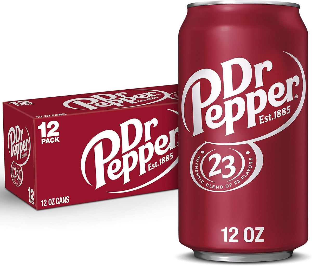 Dr Pepper Signature Blend Soda, 12 x 355ml