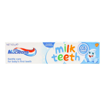 Macleans Milk Teeth Fluoride Toothpaste for Ages 0-3 Years, 63g image 7