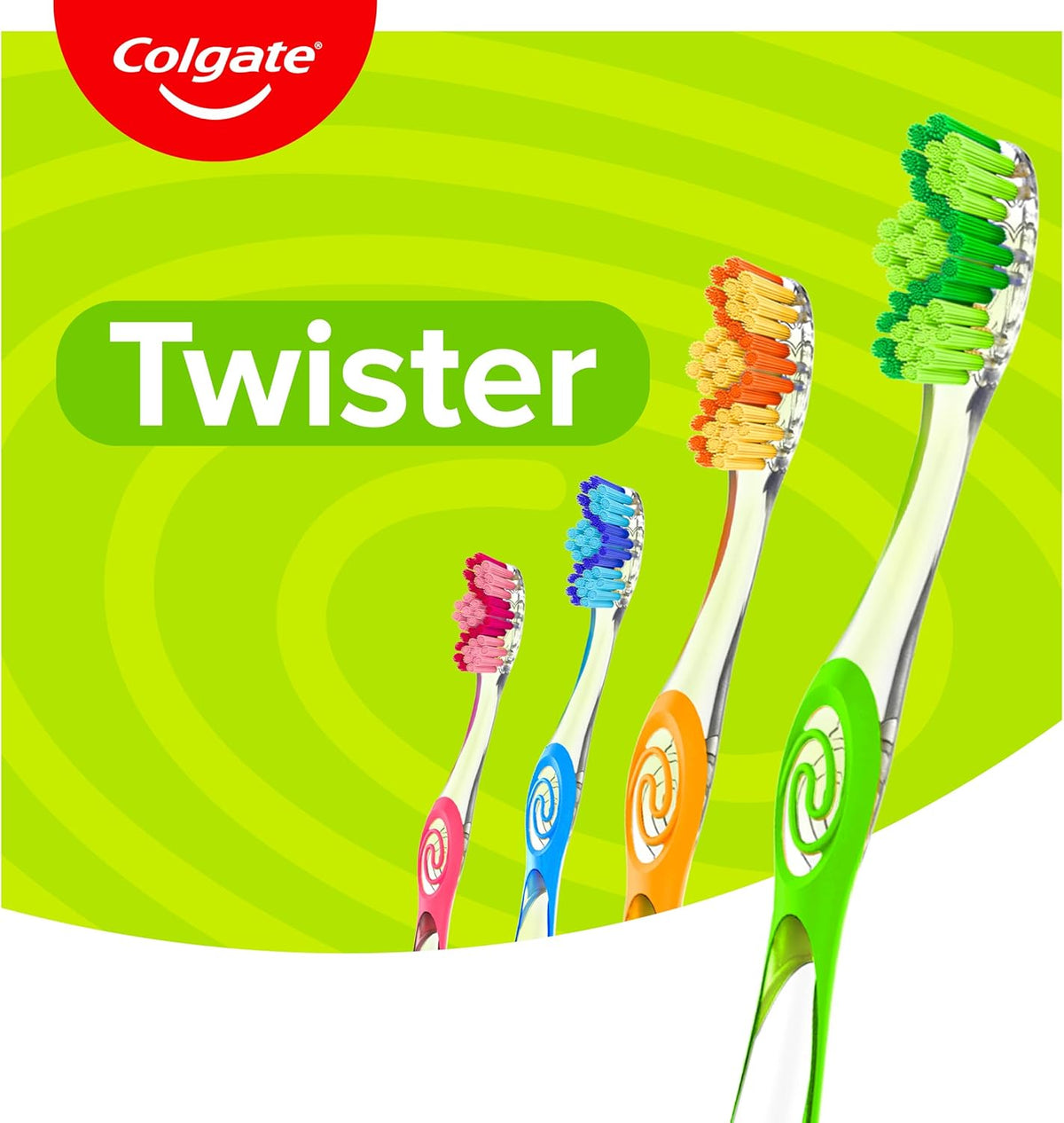 Colgate Twister Manual Toothbrush 5 Pack - Soft Bristles image 8