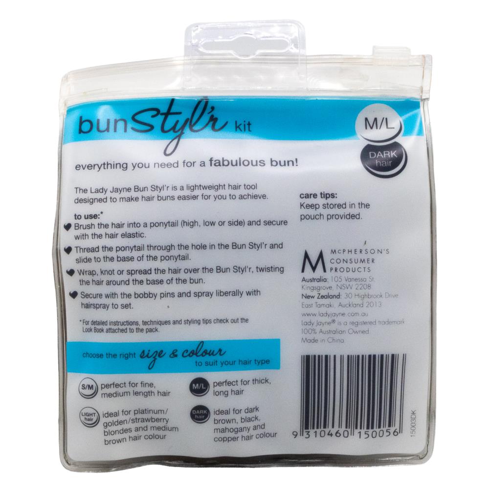 Lady Jayne Dark Bun Styler Kit - Medium/Large image 5