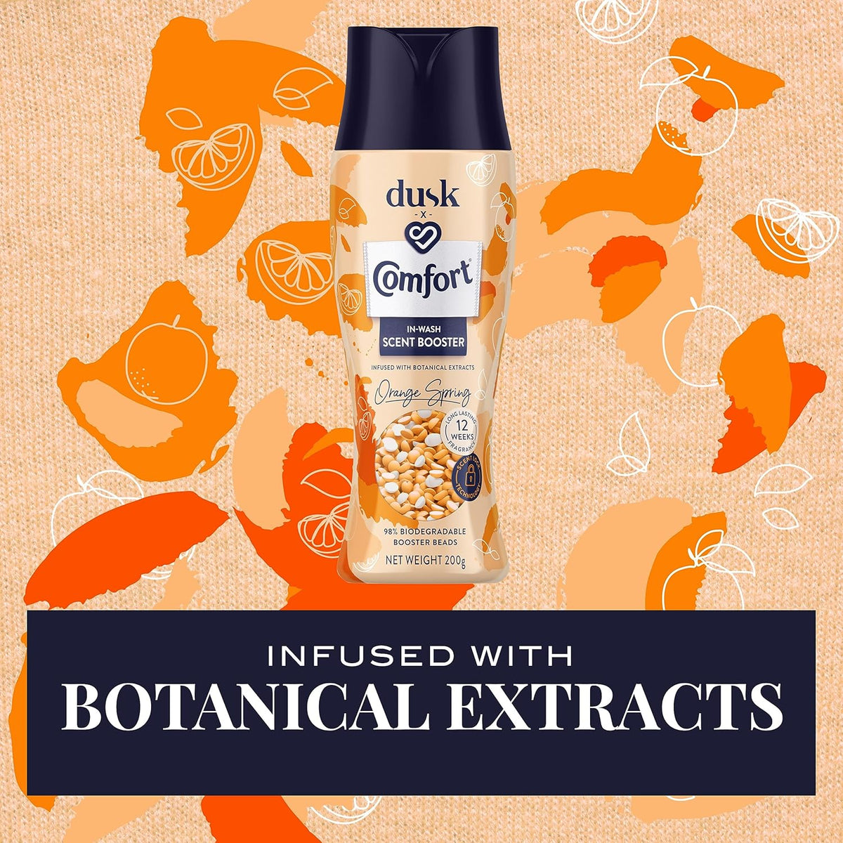 Comfort In-Wash Scent Booster Orange Spring 200g image 4