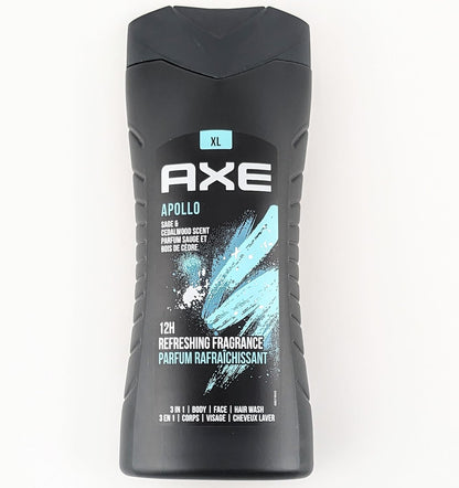 Axe 3-in-1 Apollo Sage & Cedalwood Body, Face and Hair Wash 400 ml image 3