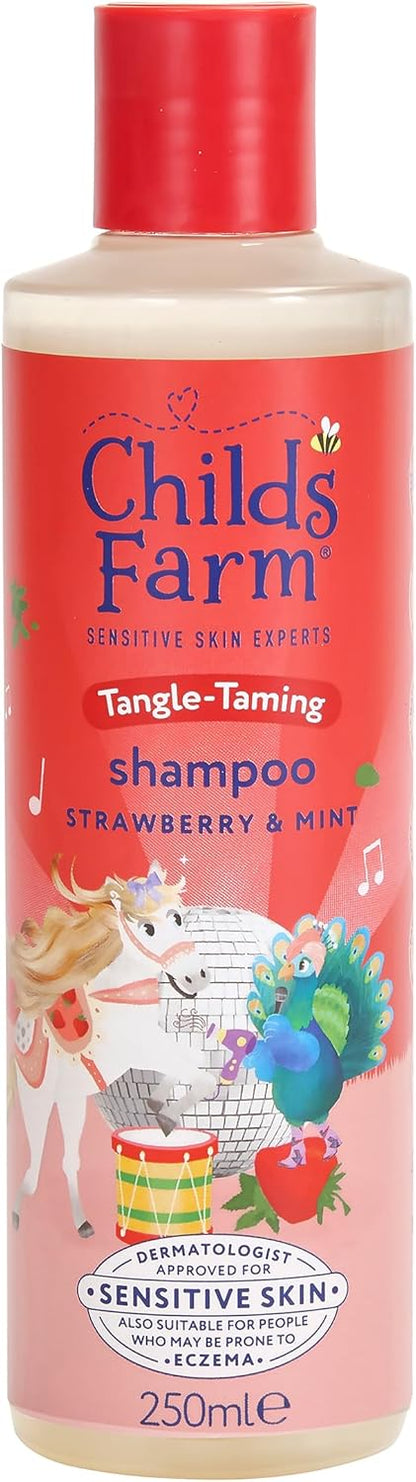 Childs Farm Tangle Taming Shampoo Strawberry & Mint 250mL