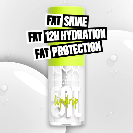 NYX Professional Makeup Fat Oil Lip Drip - 01 My Main (Clear) image 2