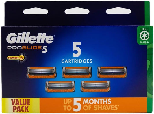 Gillette ProGlide 5-Blade Razor Cartridges 5-Pack