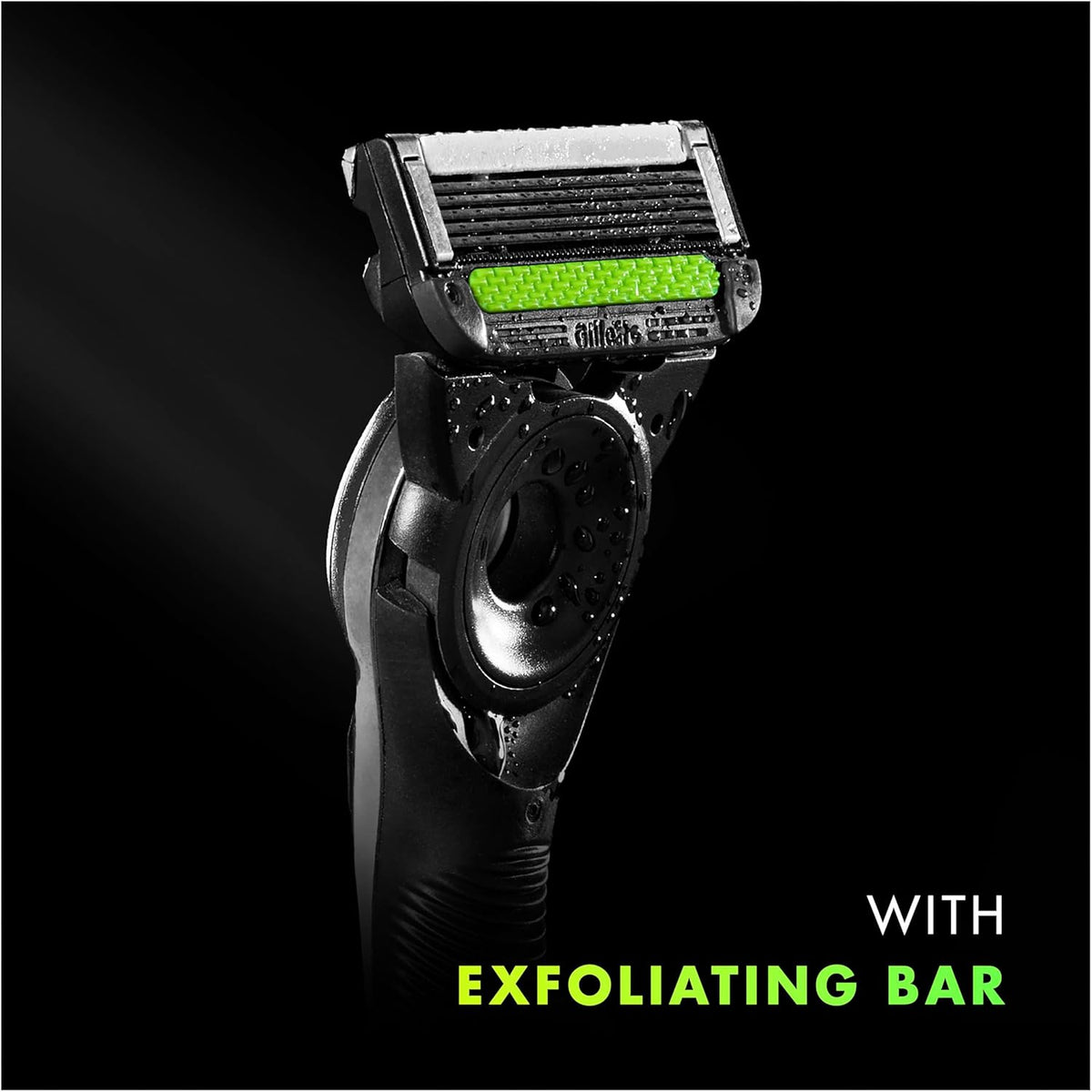 Gillette Labs Exfoliating Bar Men's Razor with 4 Blade Refills and Stand image 6