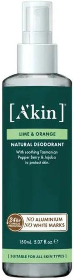 A'kin Lime & Orange Spray Deodorant 150ml