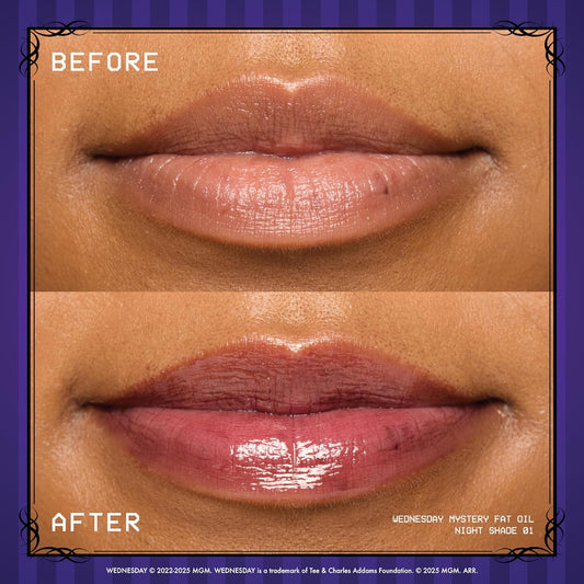 NYX Professional Makeup Wednesday Color-Shifting Lip Oil - Nightshade image 2