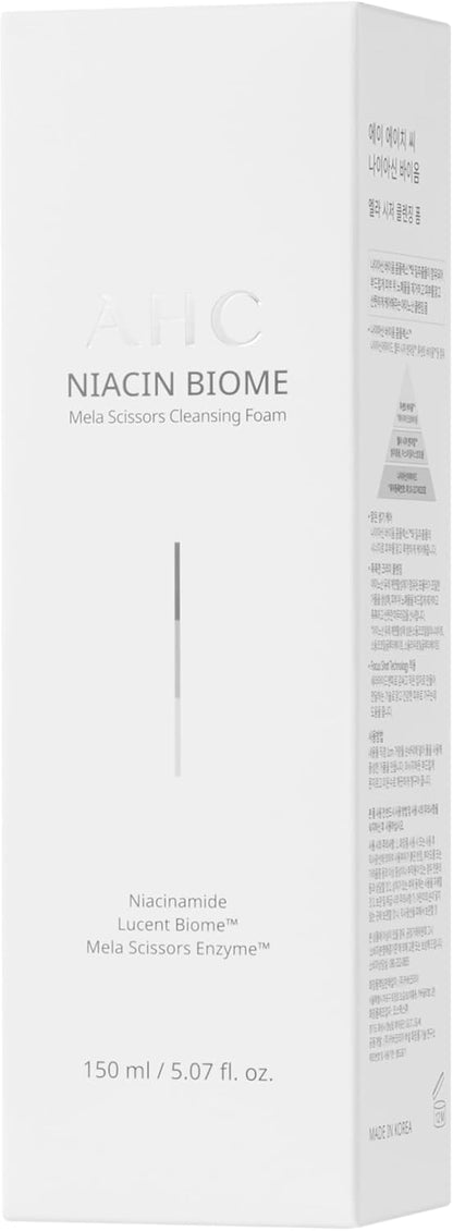AHC Niacin Biome Mela Scissors Cleansing Foam 150mL image 2