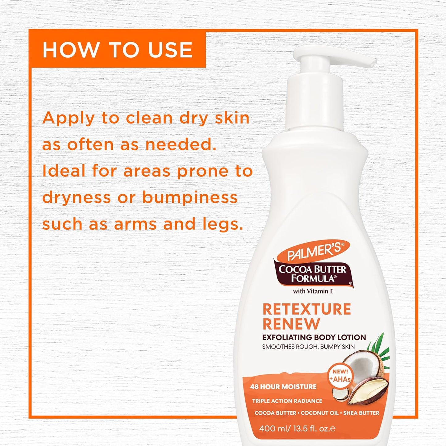 Palmer's Cocoa Butter Exfoliating Body Lotion 400ml image 6