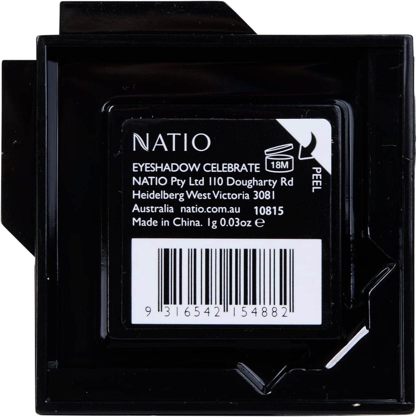 Natio Single Eyeshadow Celebrate – Champagne Gold Metallic image 3