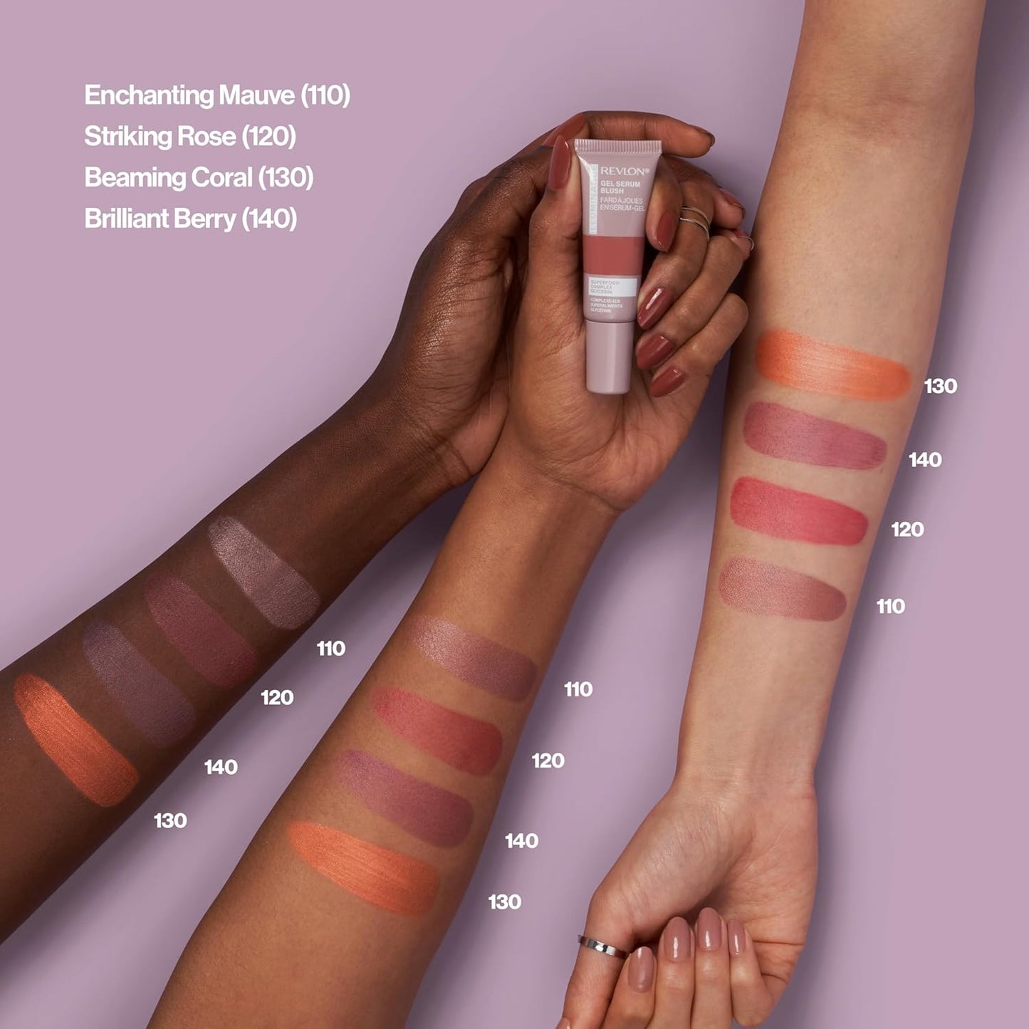 Revlon Illuminance™ Gel Serum Blush - Striking Rose image 4