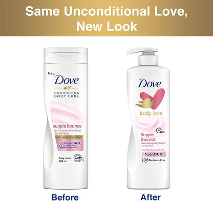 Dove Body Love Supple Bounce Body Lotion 400mL for Dry Skin image 6