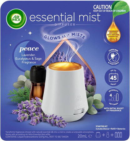 Air Wick Essential Mist Aroma Diffuser with Refill – Aroma Peace