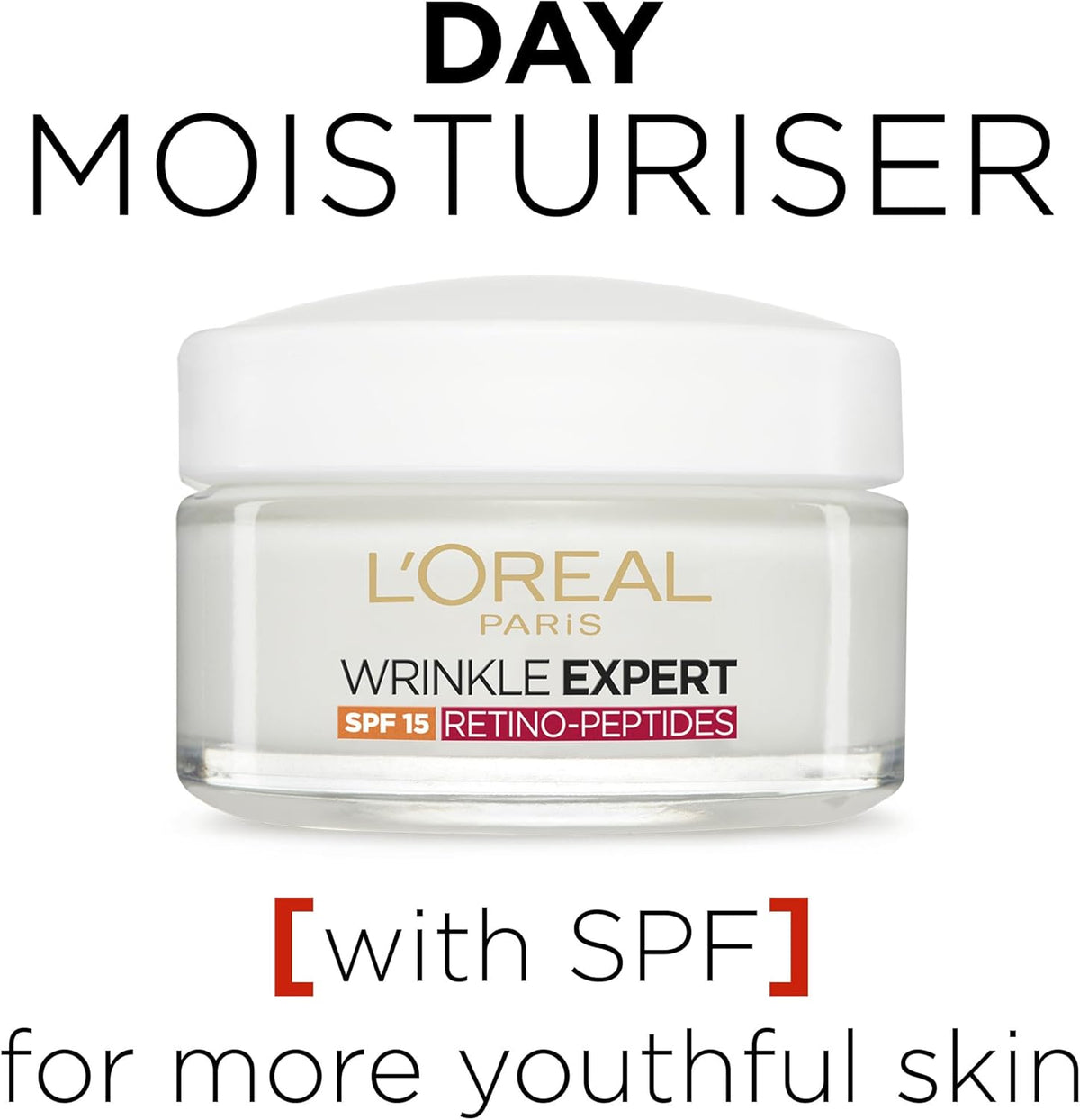 L'Oréal Paris Wrinkle Expert Anti-Wrinkle Retino-Peptide Firming Day Cream SPF15 for 45+ image 3