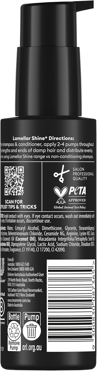 TRESemmé Lamellar Shine Leave-In Serum Cream 100ml image 2