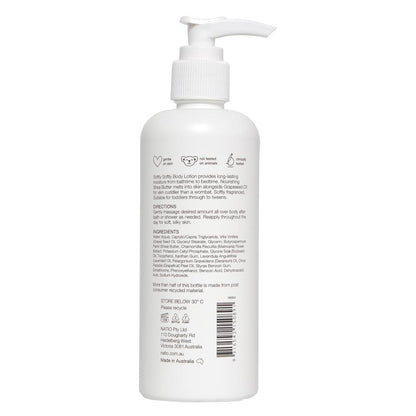 Natio Kids Softly Softly Body Lotion 250ml – Hydrating Moisturiser with Grape Seed, Shea Butter, Chamomile, Lavender, Geranium & Grapefruit – Dermatologically Tested – Made in Aust image 6