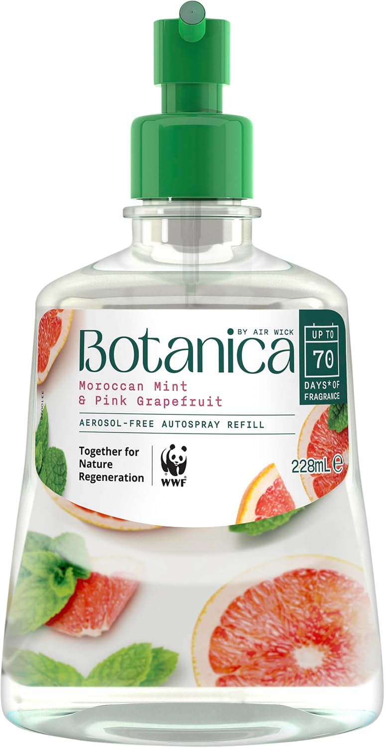 Botanica by Air Wick Moroccan Mint & Pink Grapefruit Automatic Spray Refill 228mL image 9