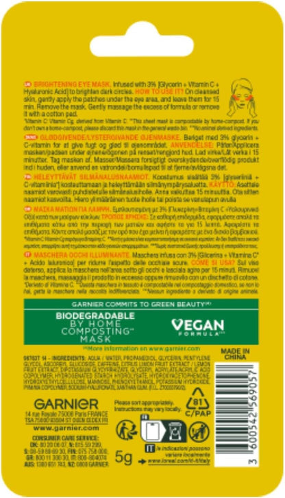 Garnier Vitamin C Brightening Eye Mask 5g image 6