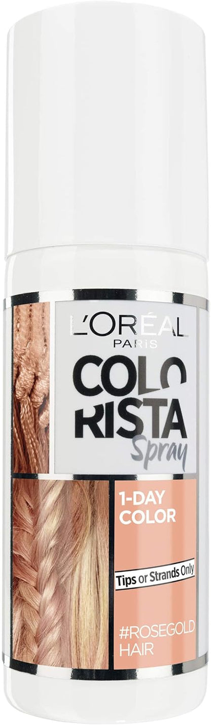L'Oréal Paris Colorista Spray Rose Gold - Temporary 1-Day Hair Colour