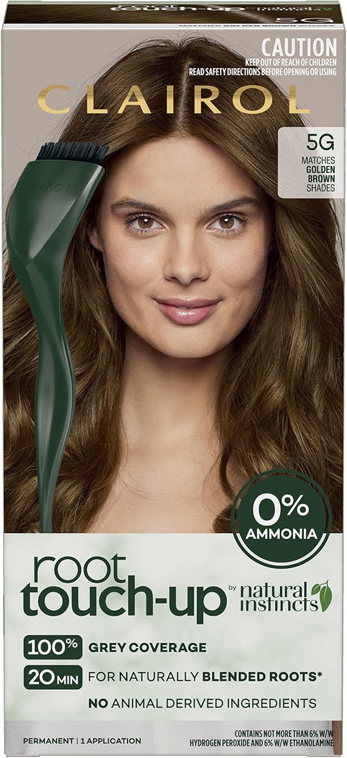 Clairol Root Touch-Up by Natural Instincts 5G Golden Brown Permanent Hair Colour