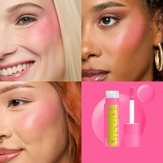 NYX Professional Makeup Fat Cheeks Juicy Liquid Blush - Dragon Fruit Drip image 2