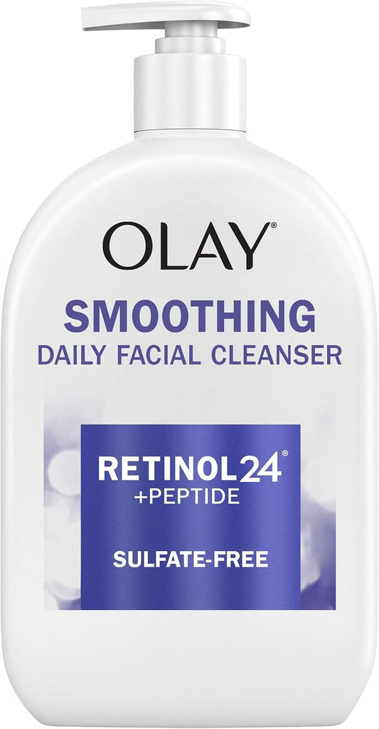 Olay Regenerist Retinol24 + Peptide Smoothing Daily Facial Cleanser 473ml