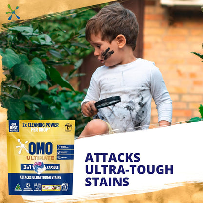 OMO Ultimate 3 in 1 Laundry Capsules 17 Pack image 5