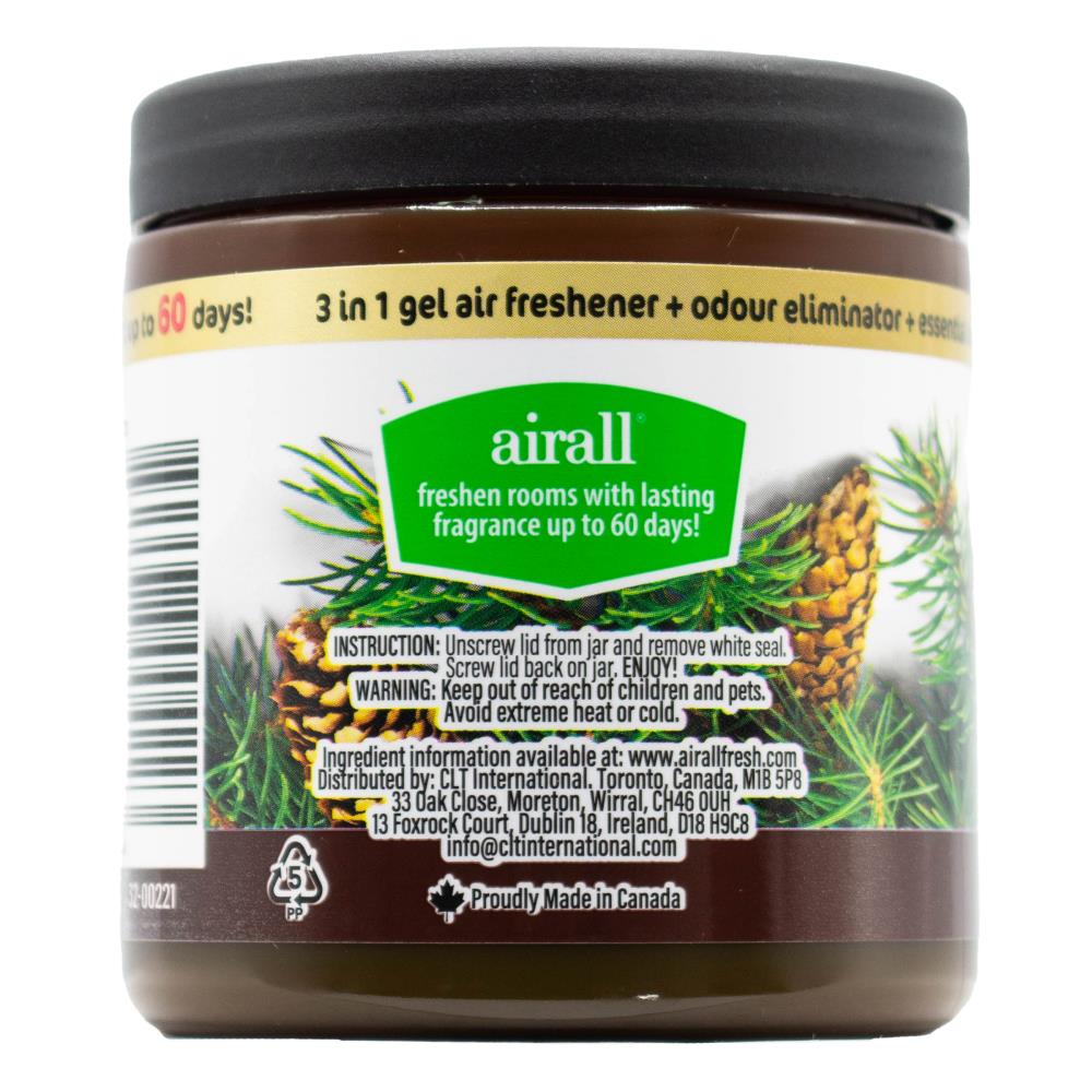 AIRALL 226g Solid Air Freshener – Evergreen Scent image 3