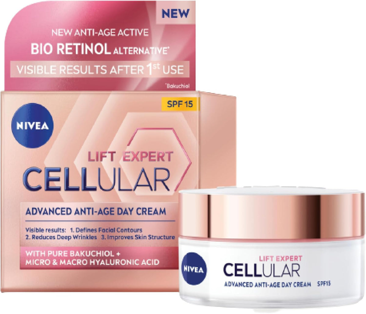 NIVEA Cellular Lift Expert Advanced Anti-Age Day Cream SPF 15 50ml image 10