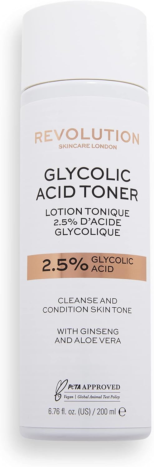 Revolution Skincare 2.5% Glycolic Acid Toner 200ml