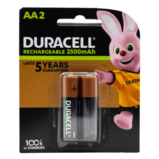 Duracell AA Rechargeable Batteries 2500mAh, Pack of 2 image 2